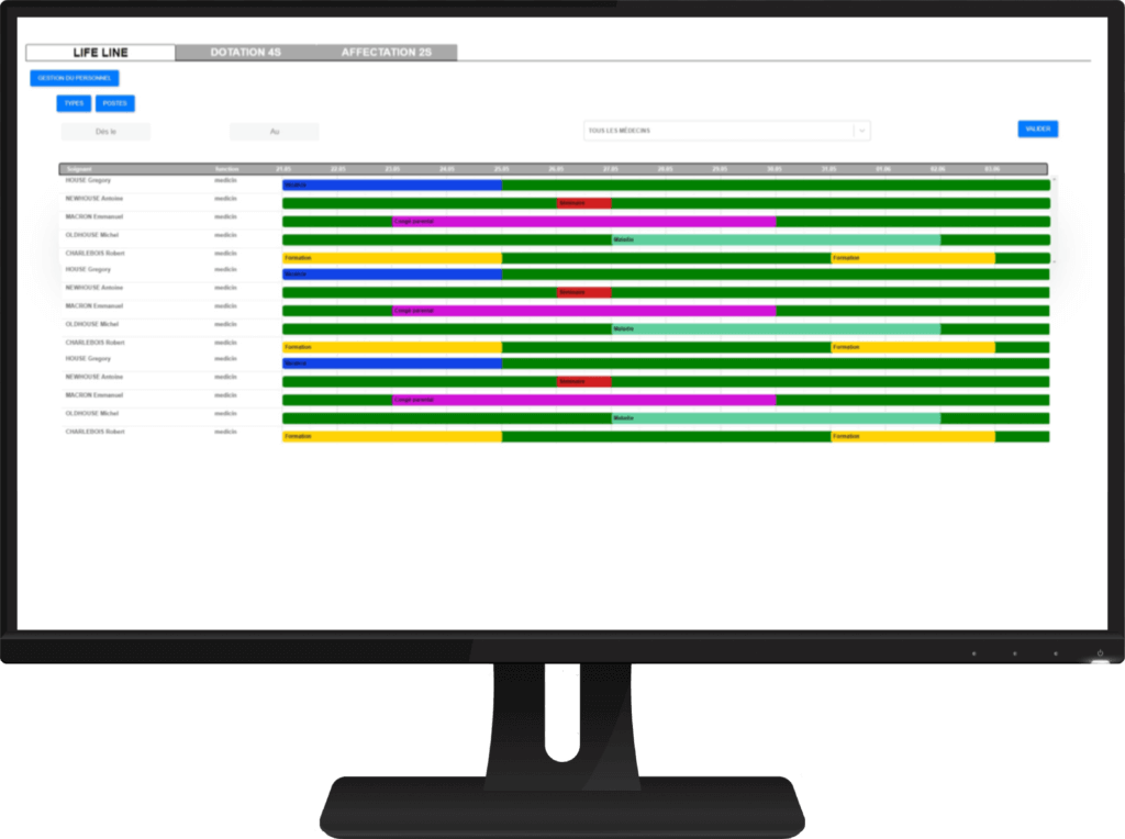 CALYPS Saniia - Staffing module